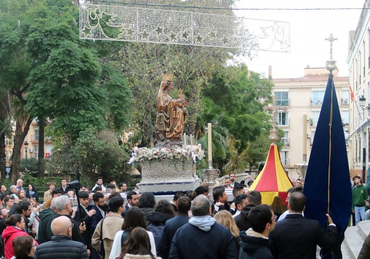 Traslado de la Patrona de Málaga