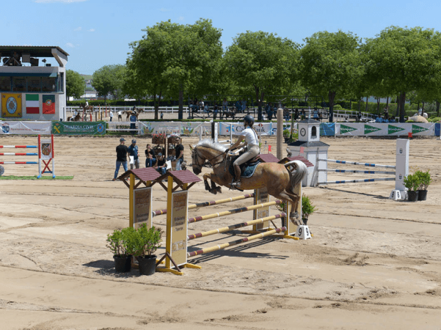 Concurso de Salto Nacional en el Escuadrón de Caballería de la Guardia Civil