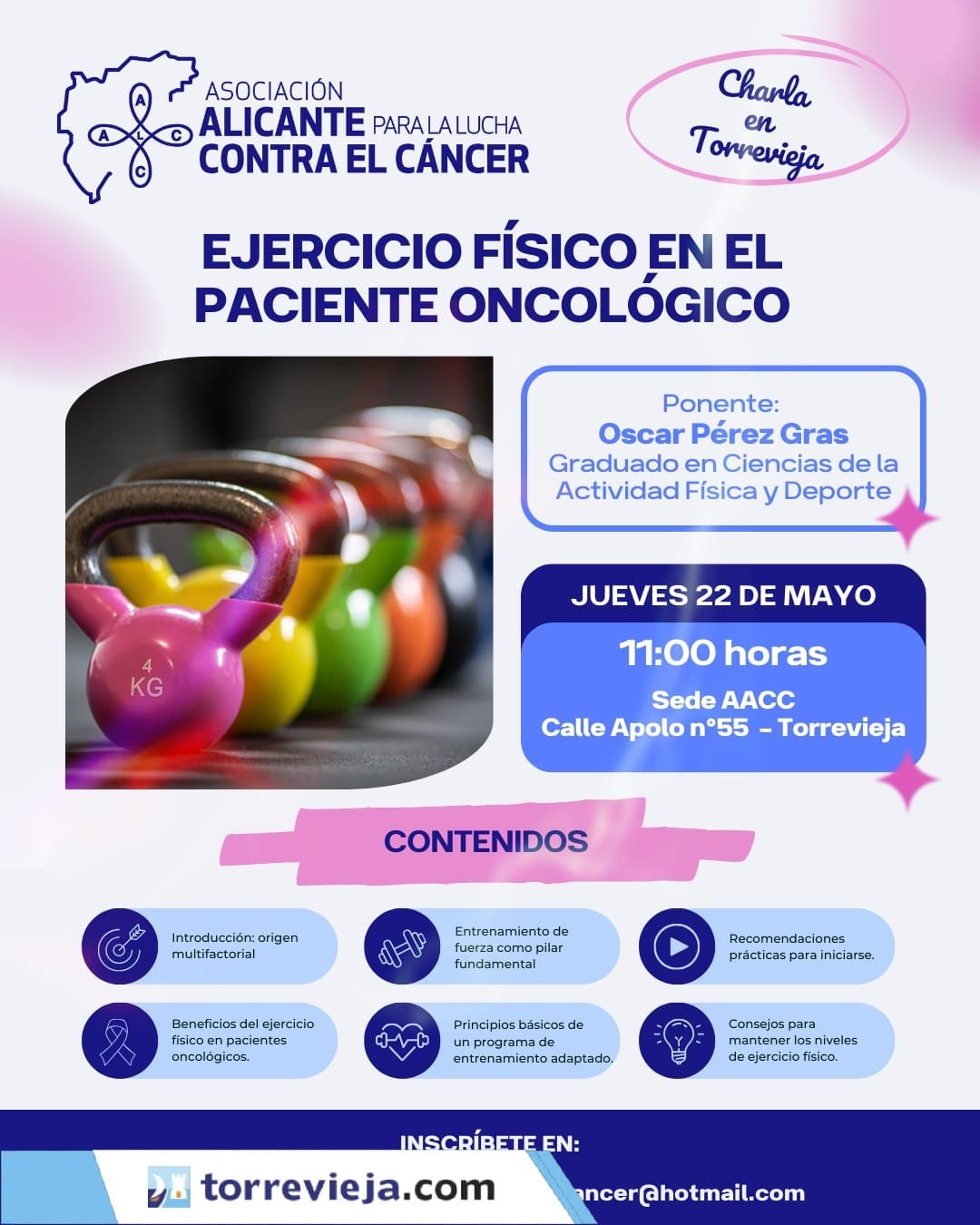 Charla: Ejercicio Físico en el Paciente Oncológico