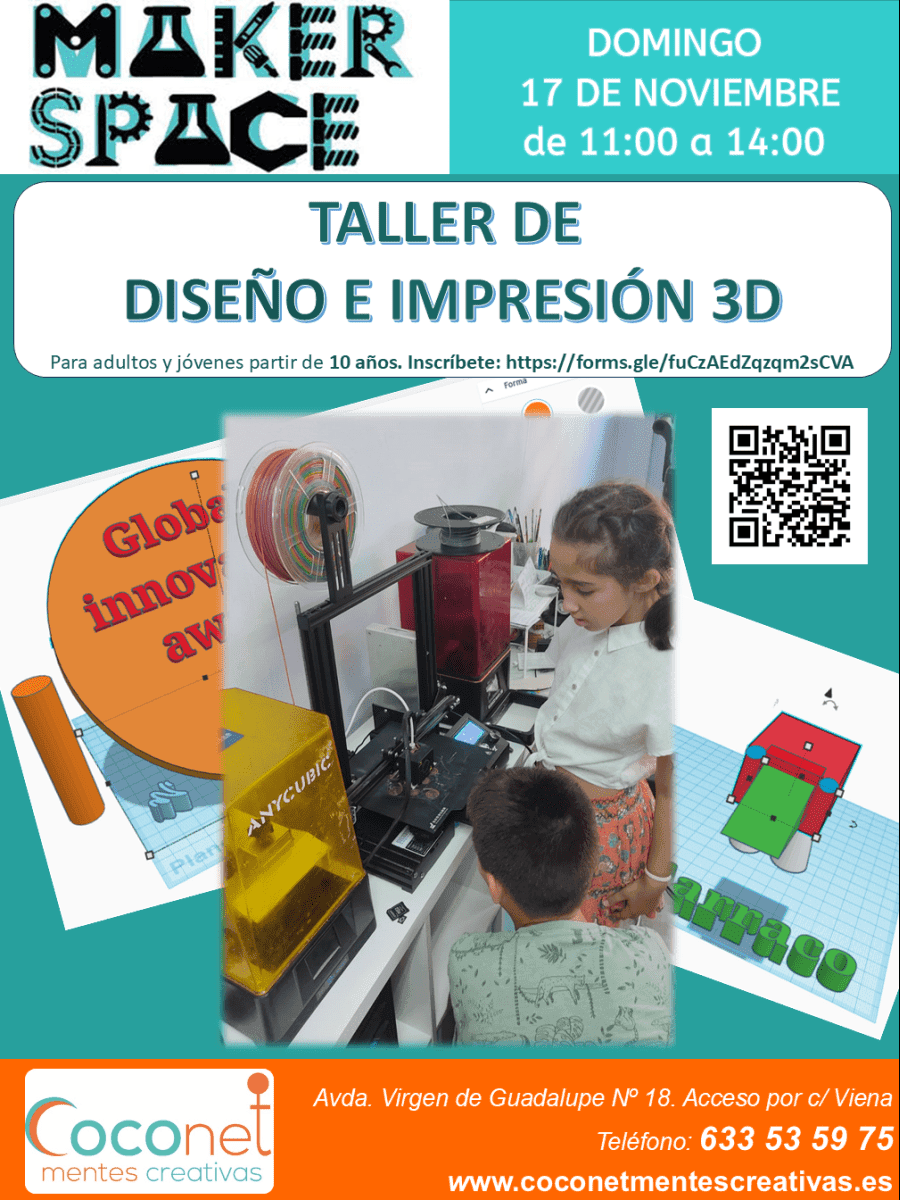 TALLER DE DISEÑO E IMPRESIÓN 3D