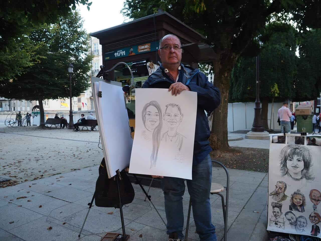 Retratos y caricaturas de Vicente Blanes Valero