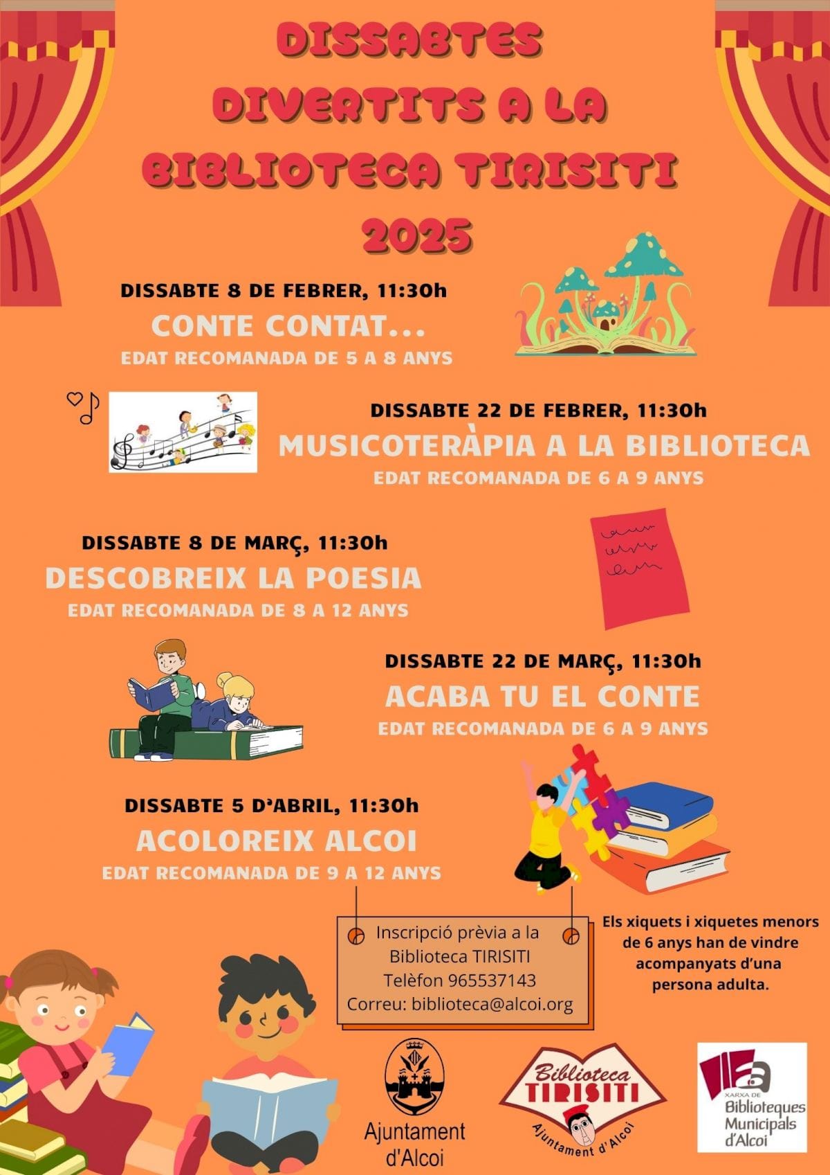 Sábados Divertidos en la Biblioteca Tirisiti: «Color Alcoy»