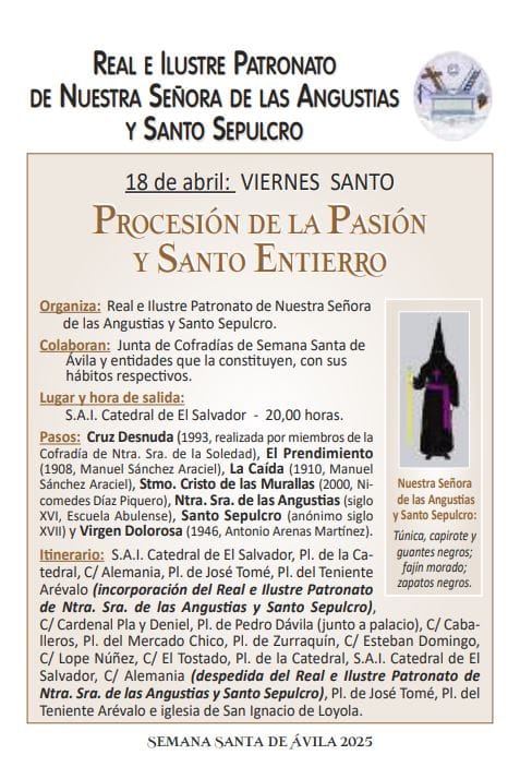 Semana Santa 2025. Procesi贸n de la Pasi贸n y Santo Entierro