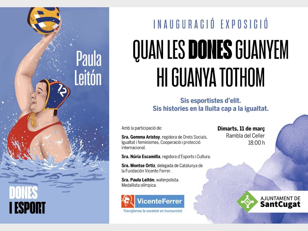 Inauguració d'exposició. "Quan les dones guanyem, hi guanya tothom"