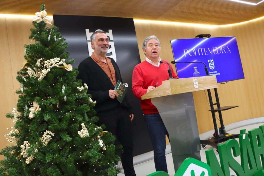Acendido da iluminación de Nadal