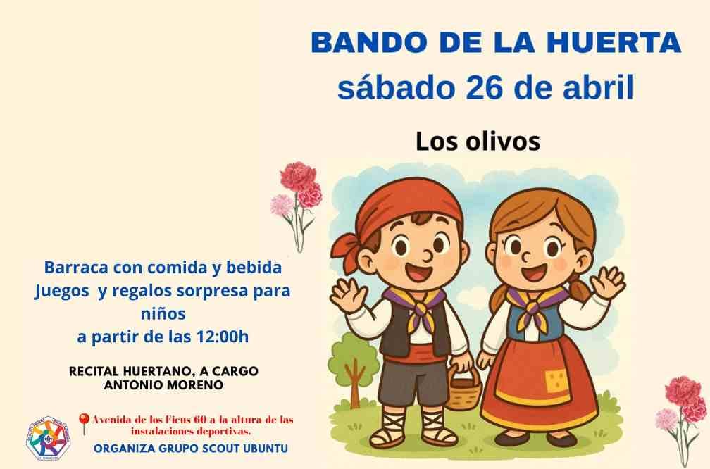 Bando de la Huerta organizado por el grupo Scout Ubuntu