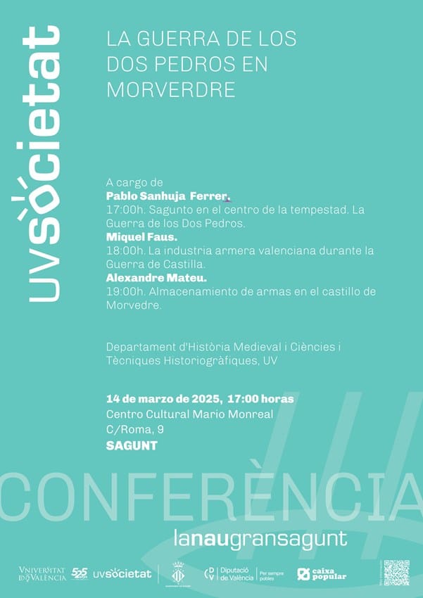 Conferencias sobre la Guerra de los Dos Pedros en Morvedre