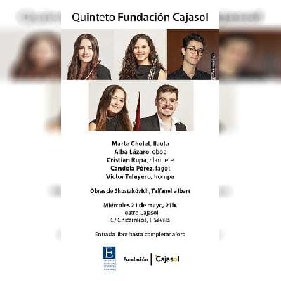 Concierto de música clásica «Quinteto Fundación Cajasol»