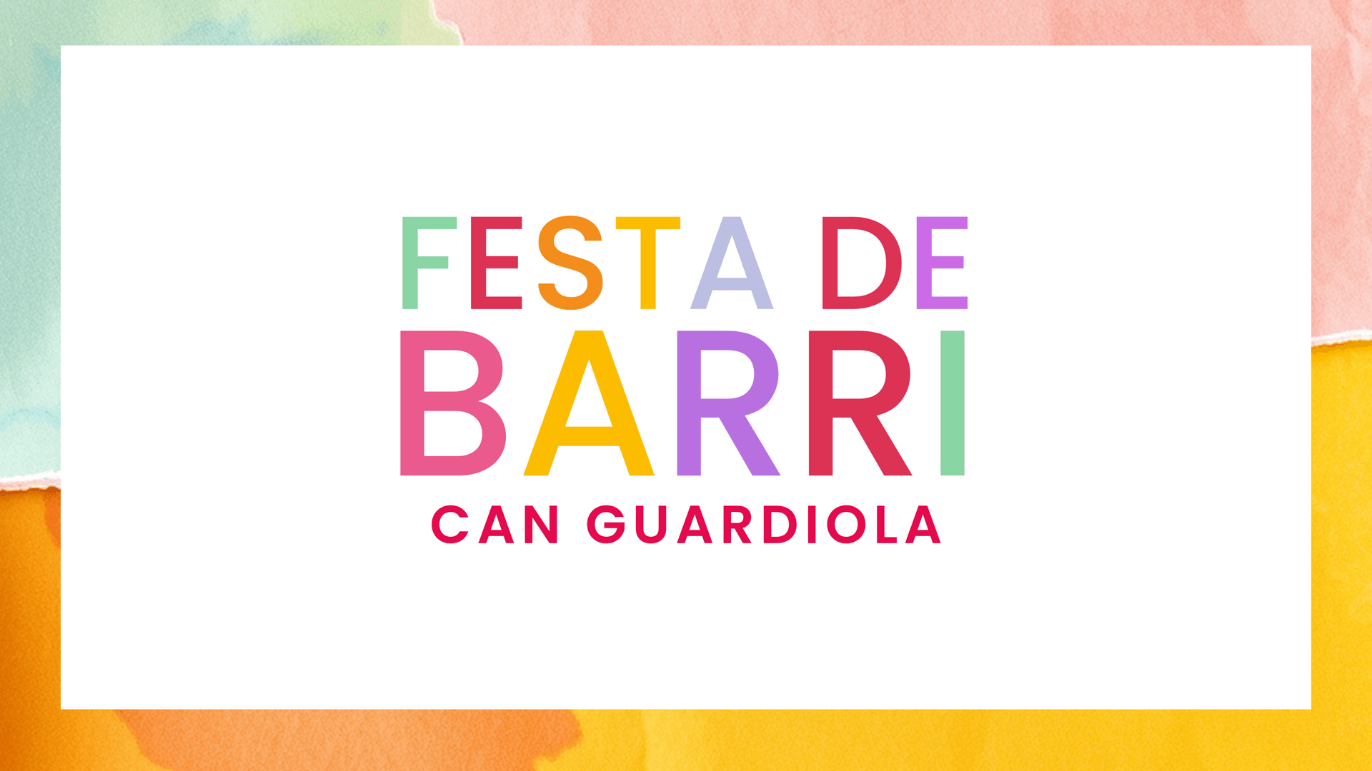 Festa de barri
