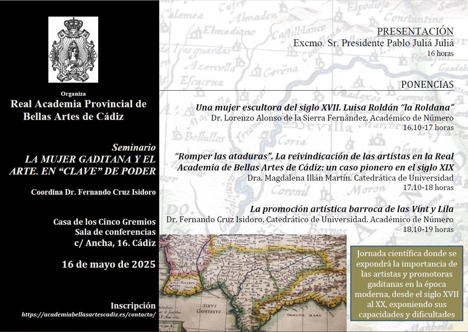 La mujer gaditana y el arte, en clave de poder