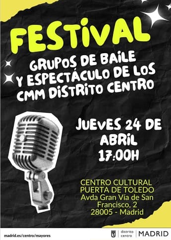 Festival. Grupos de Baile y Espectáculo de los Centros de Mayores del distrito Centro