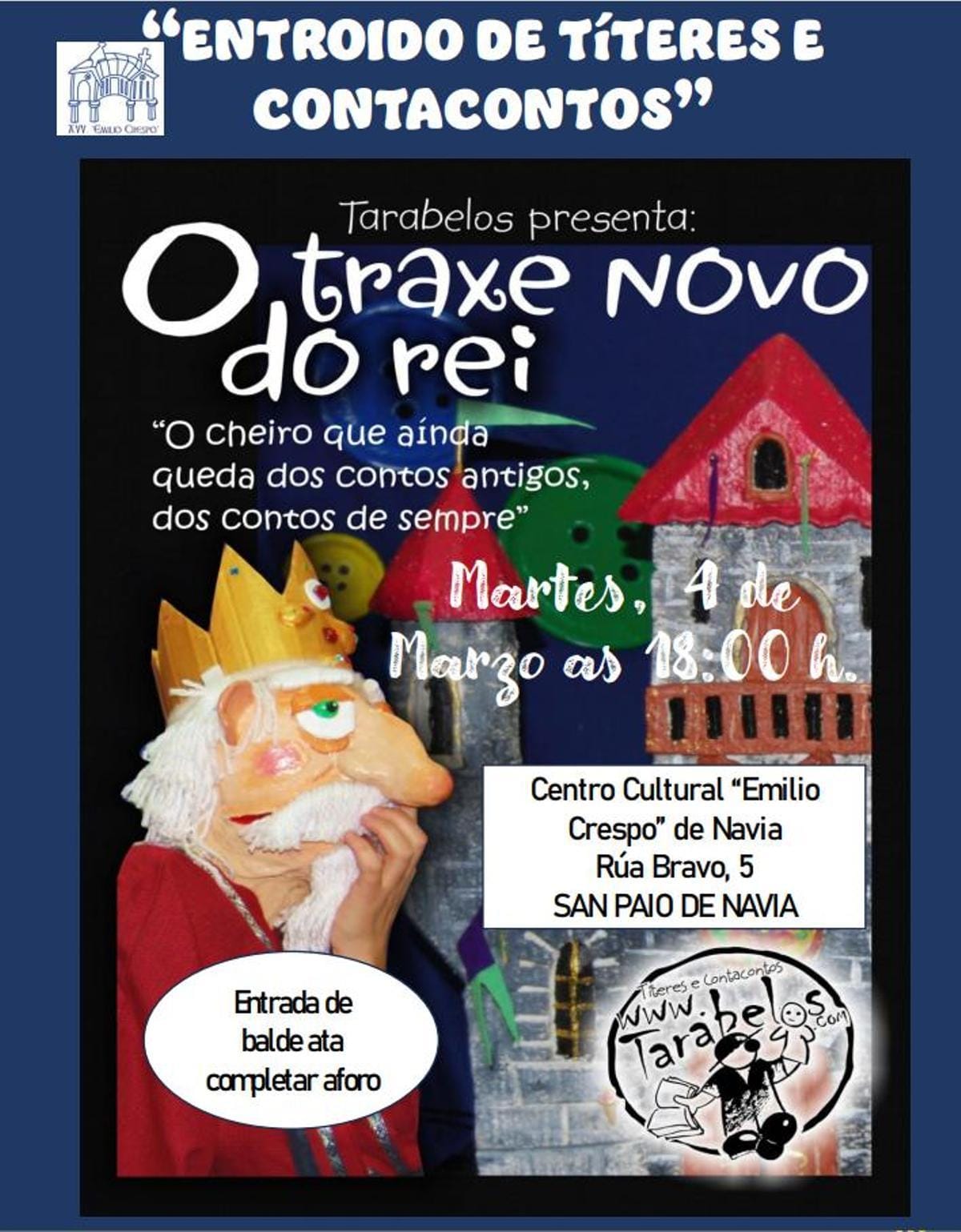 Entroido de títeres e contacontos