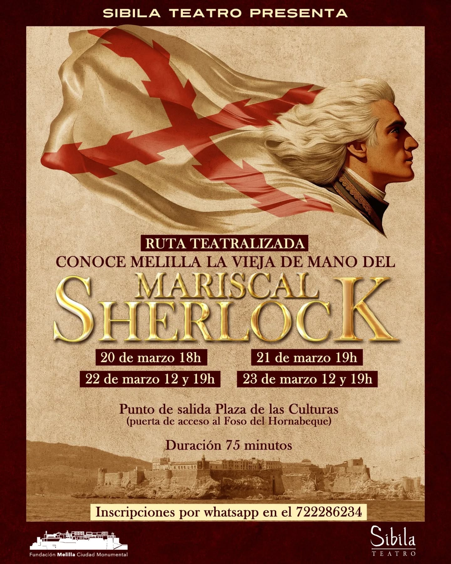 Ruta Teatralizada - Conoce Melilla la Vieja de mano del Mariscal Sherlock
