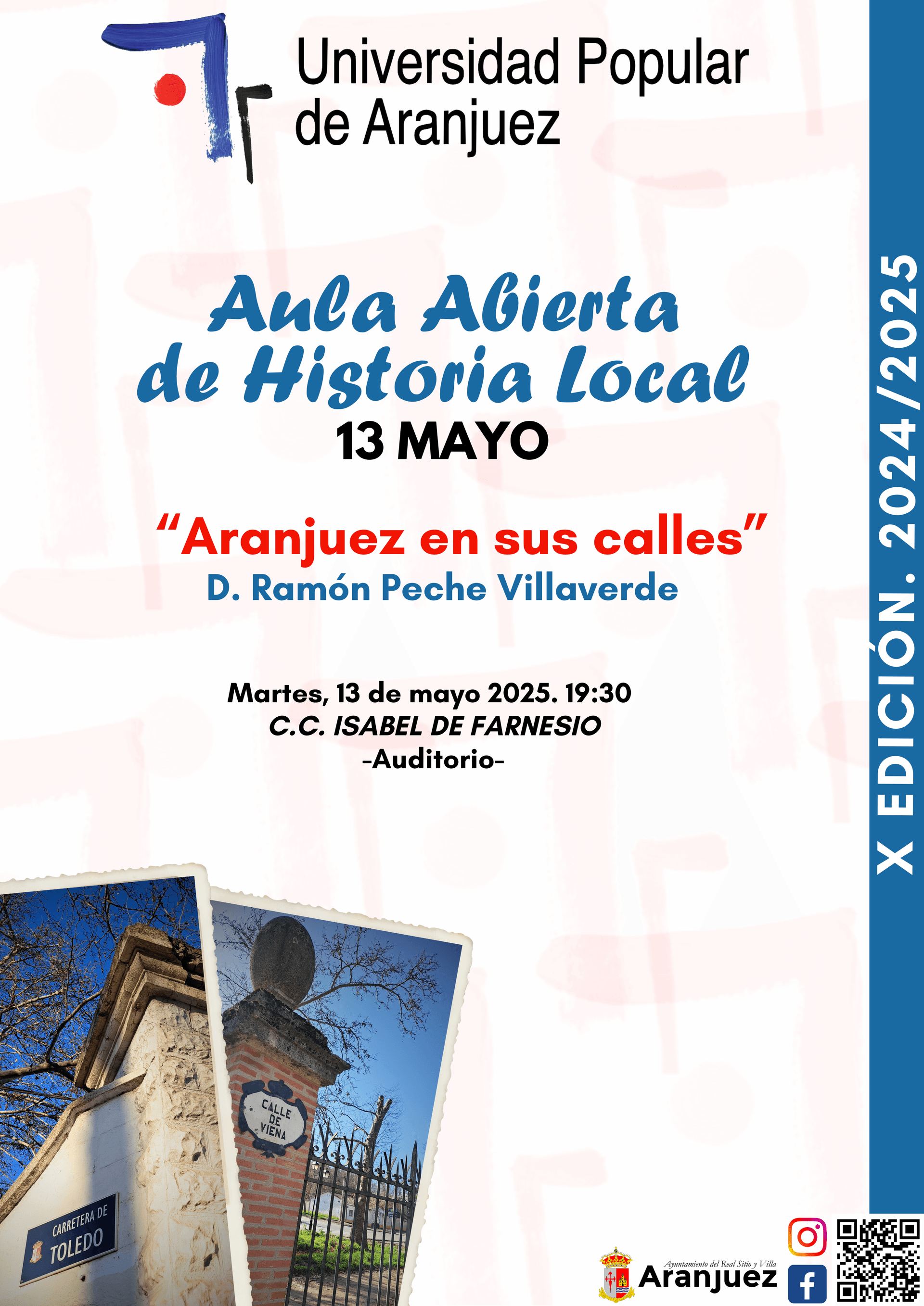 AULA ABIERTA HISTORIA LOCAL. ARANJUEZ EN SUS CALLES