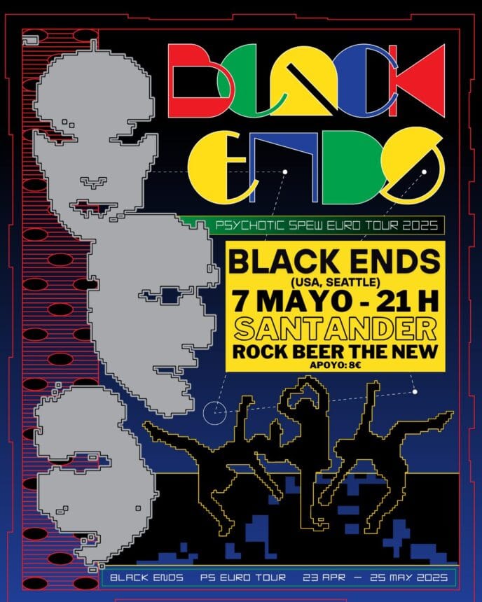 Black Ends. "Psychotic Spew" Euro Tour 2025