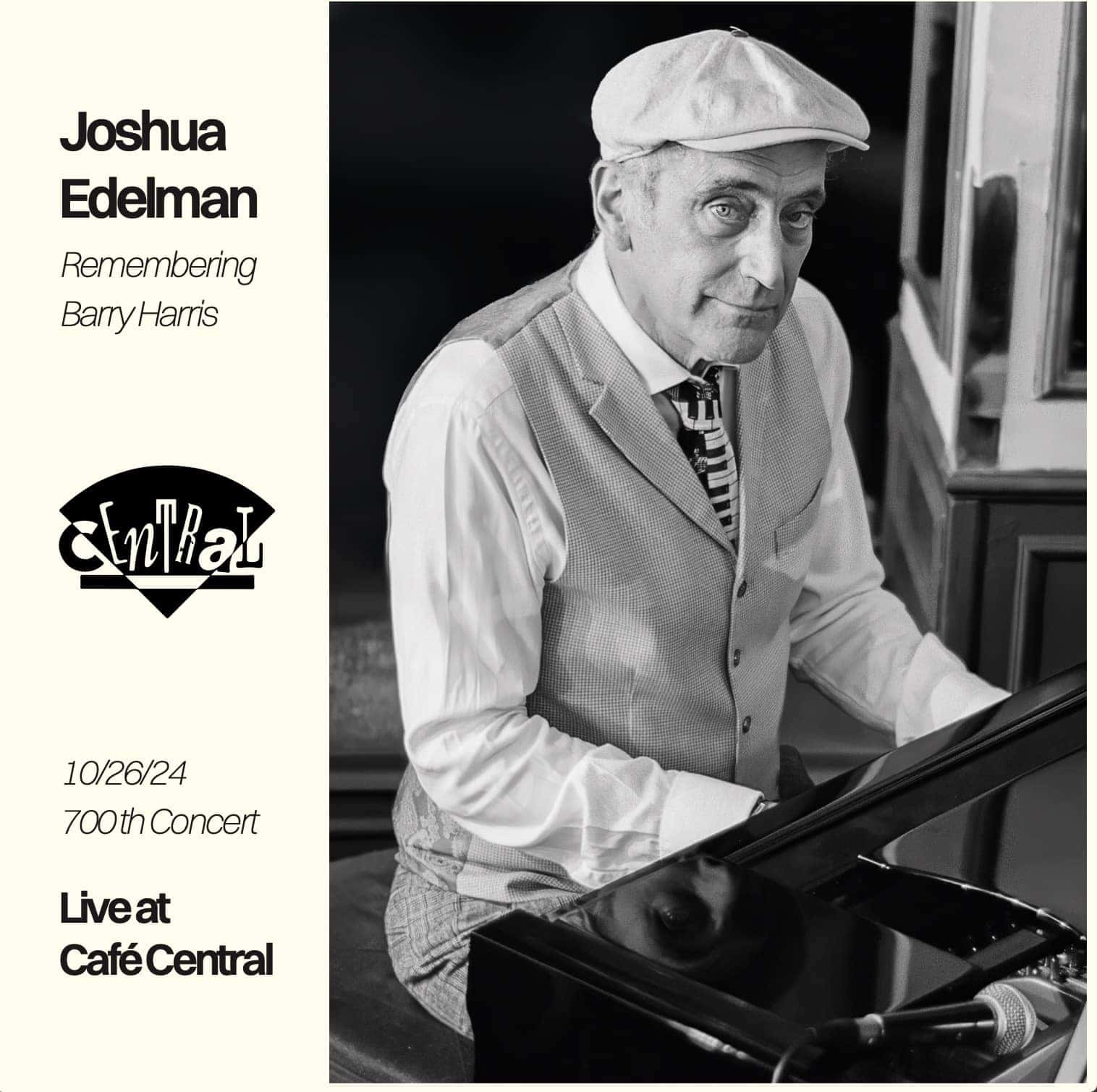 JOSHUA EDELMAN remembering BARRY HARRIS