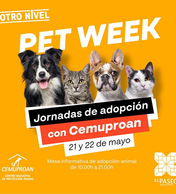 Pet Week. Jornadas de adopción de mascotas