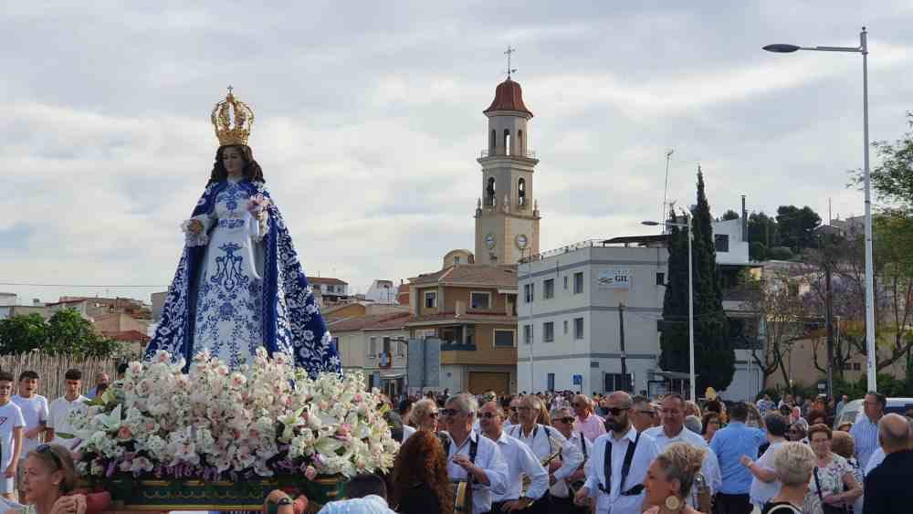 Procesión de la Virgen del Amor Hermoso en La Ribera de Molina