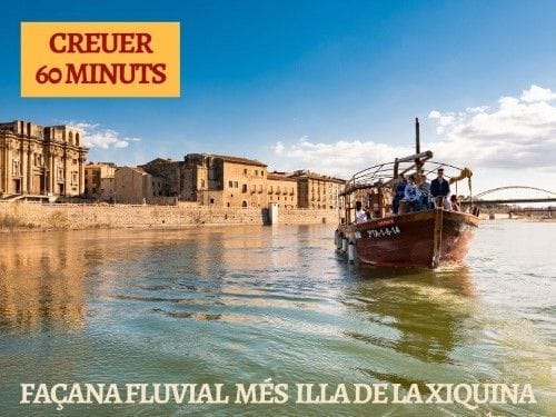 Crucero 60 minutos. Façana fluvial i illa de la Xiquina