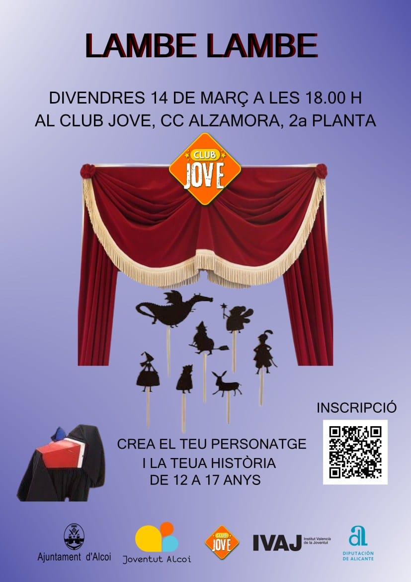 Club Jove: Taller «Lambe Lambe»