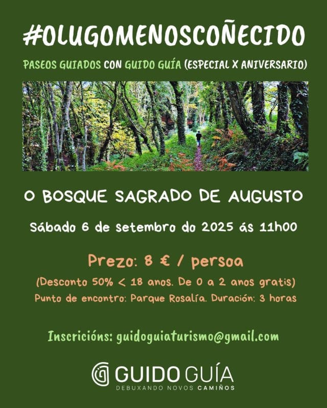 Paseo Guiado: O Bosque Sagrado de Augusto