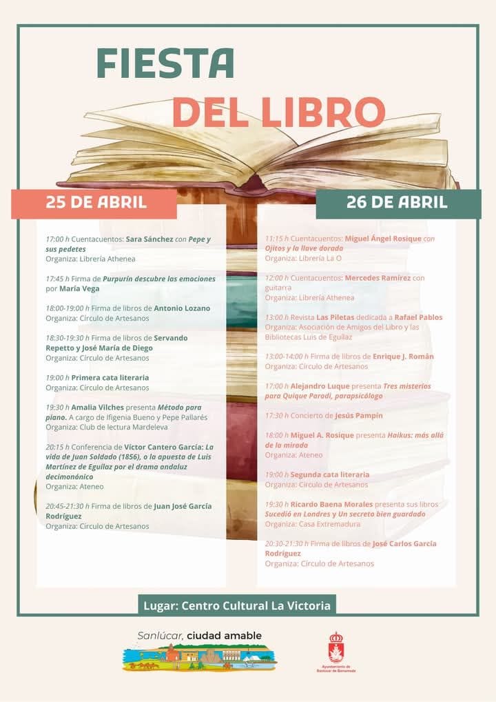Fiesta del libro en el Centro Cultural La Victoria