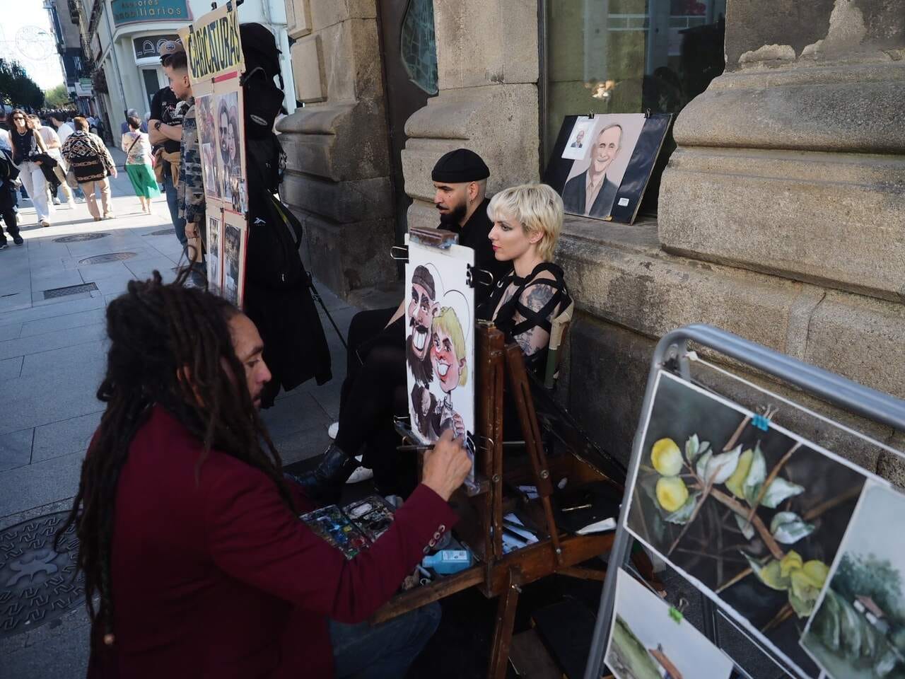 Retratos y caricaturas de Juan Villegas 'Monkeyyo'