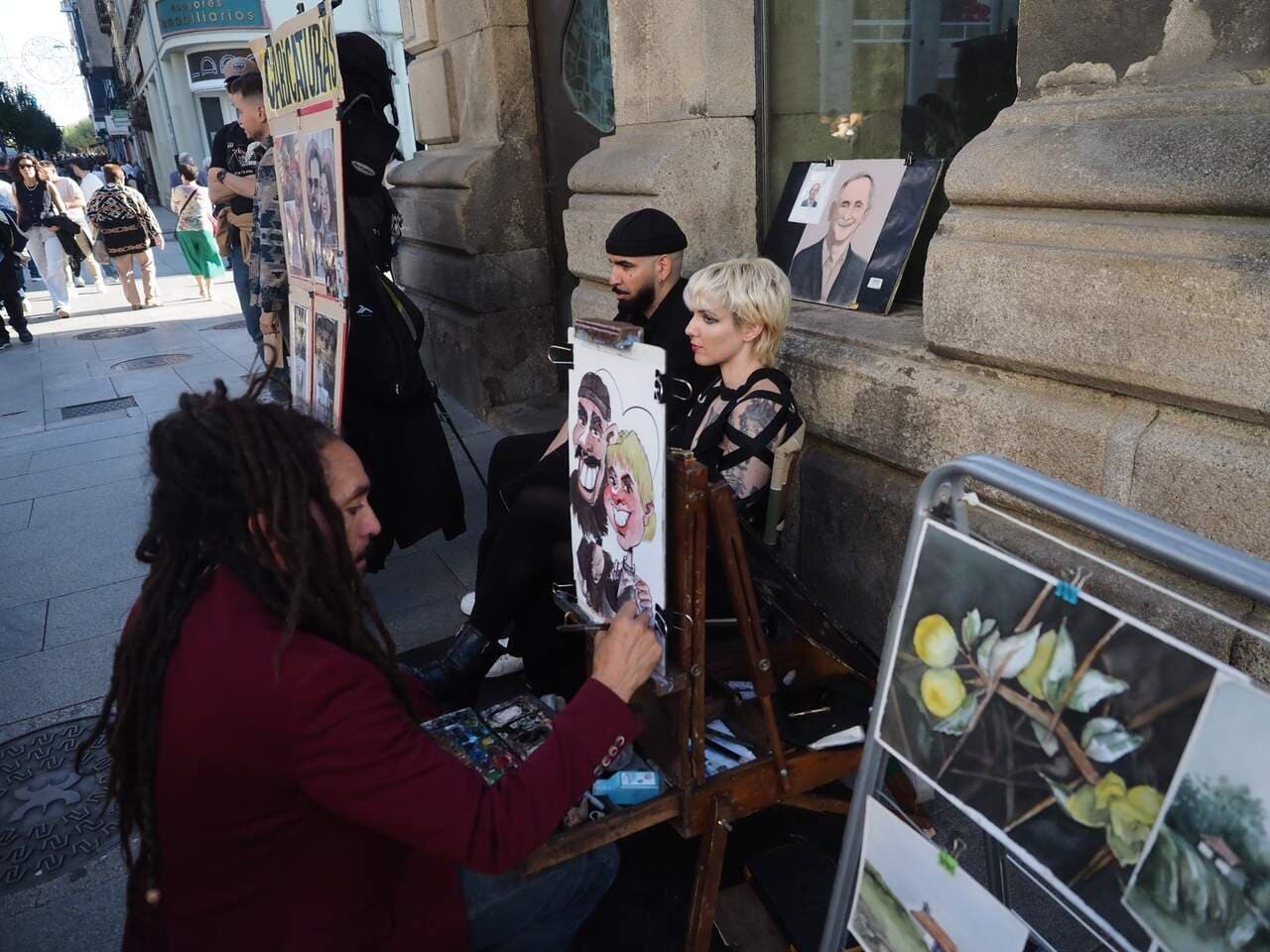 Retratos y caricaturas de Juan Villegas 'Monkeyyo'