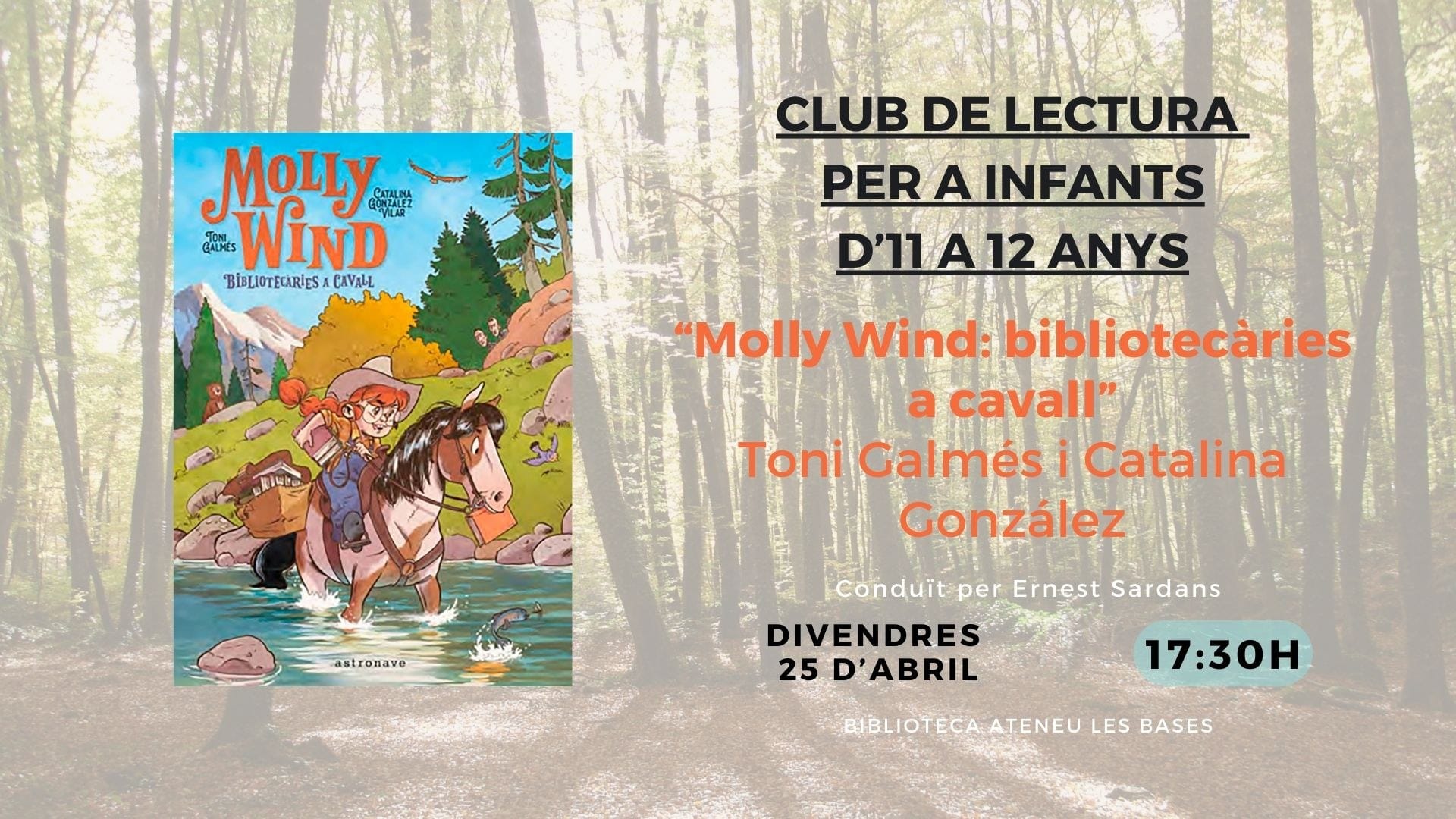 Club de Lectura. Infants d'11 a 12 anys