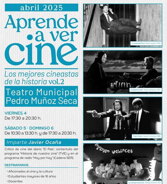 Preinscripción Curso · Aprende a ver cine Vol. 2