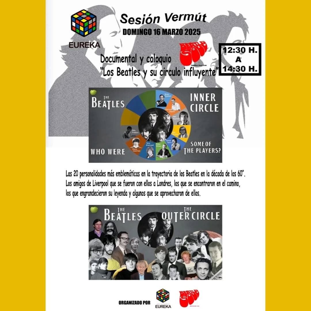 Documental y coloquio "Los Beatles y su círculo influyente"