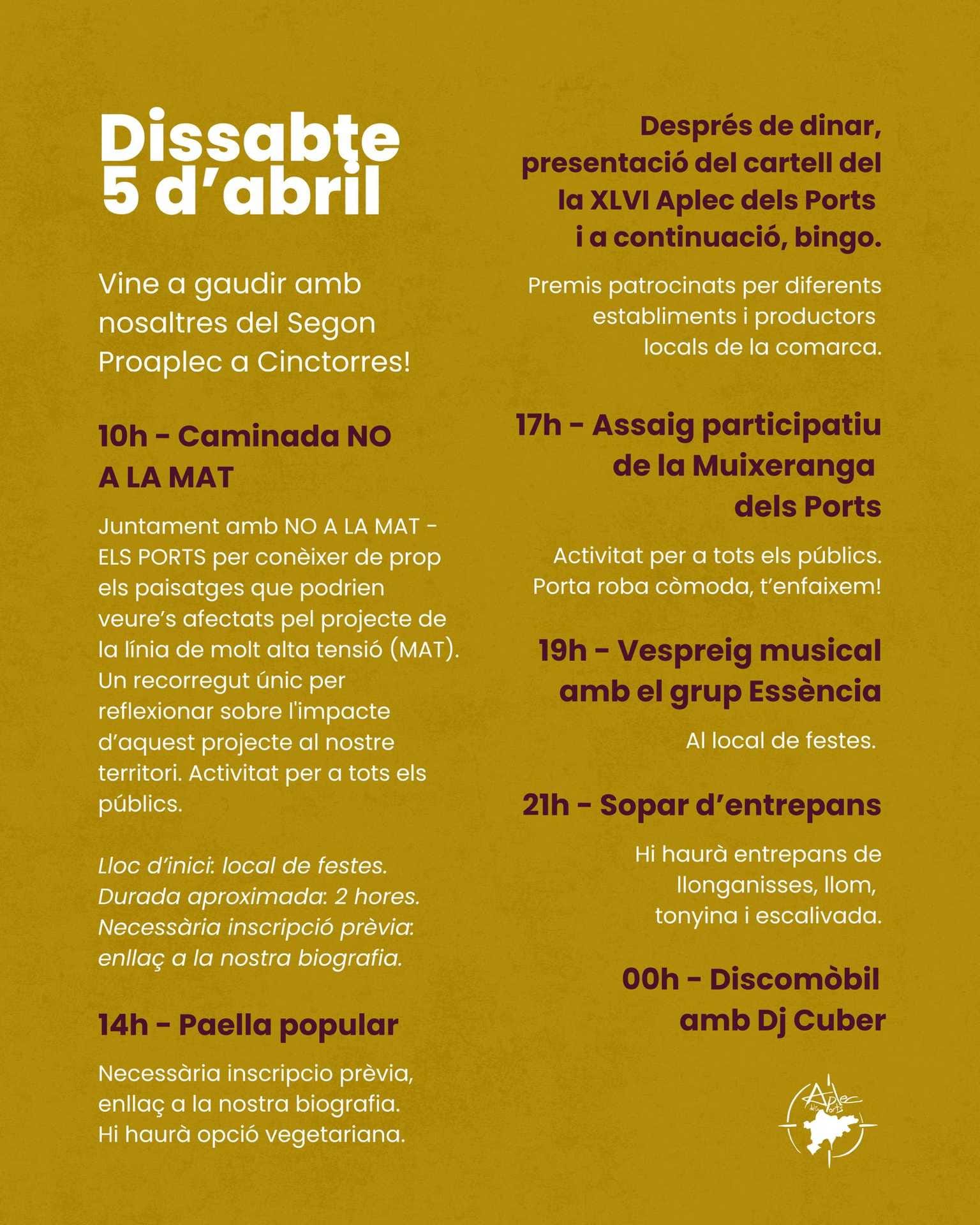 SEGUNDO PROAPLEC.en CINCTORRES