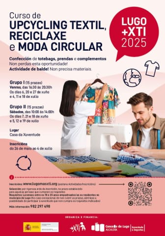 Curso de Upcycling Textil, Reciclaje y Moda Circular