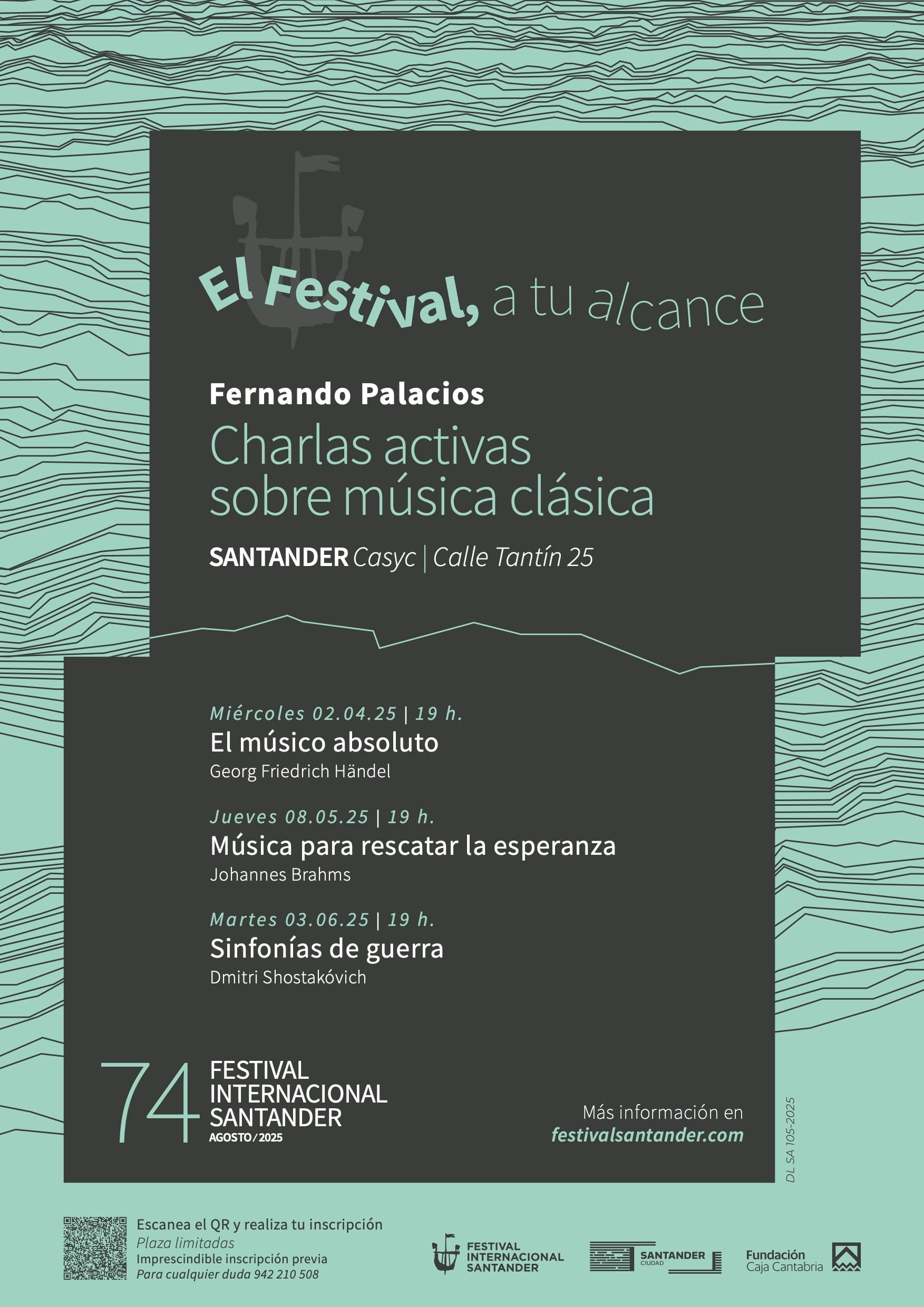 Charlas activas sobre música clásica con Fernando Palacios