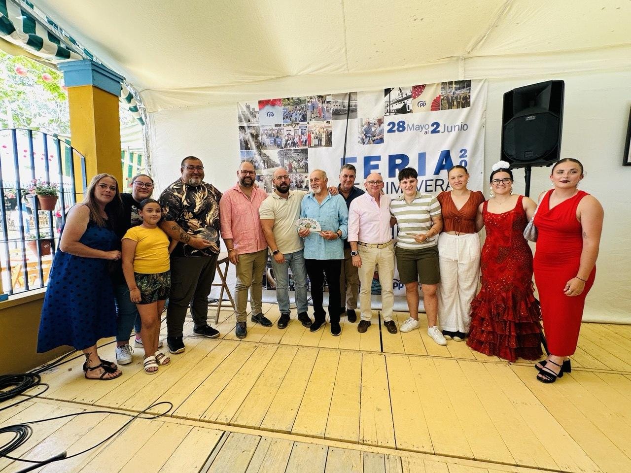 Entrega de distinciones del PP en la Feria