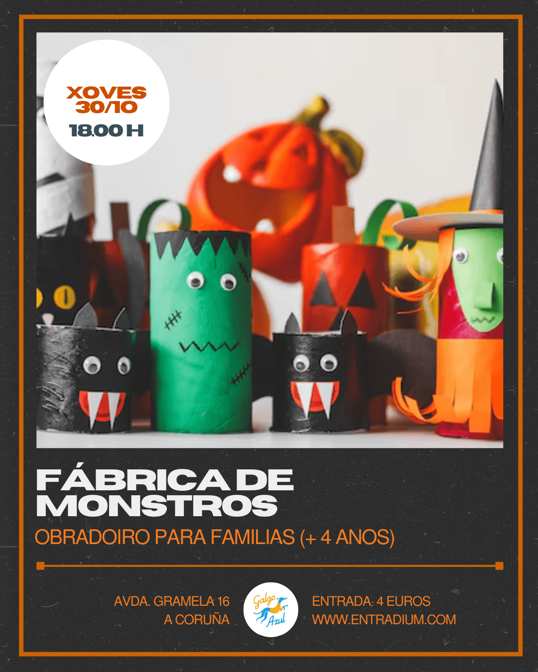 Obradoiro de Samaín para familias: Fábrica de Monstros