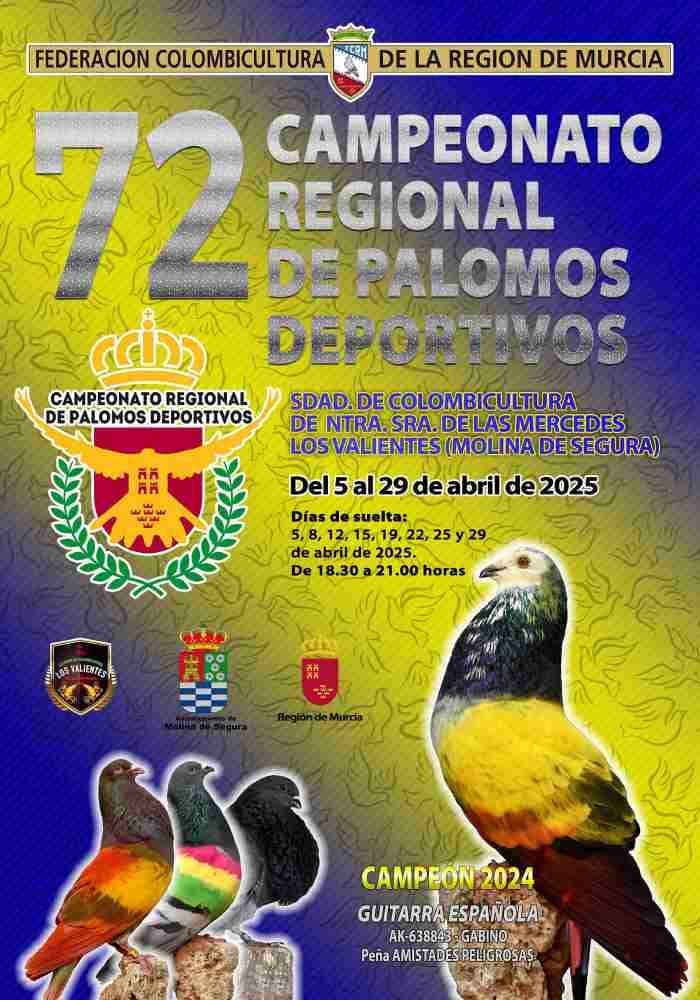 72º Campeonato Regional de Palomos Deportivos