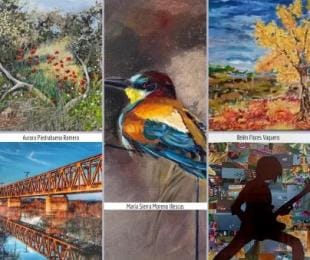 Exposición artística “Cinco miradas a través de la pintura, fotografía y collage”