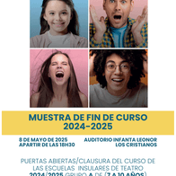 Clausura del Curso de las Escuelas Insulares de Teatro 2024/2025