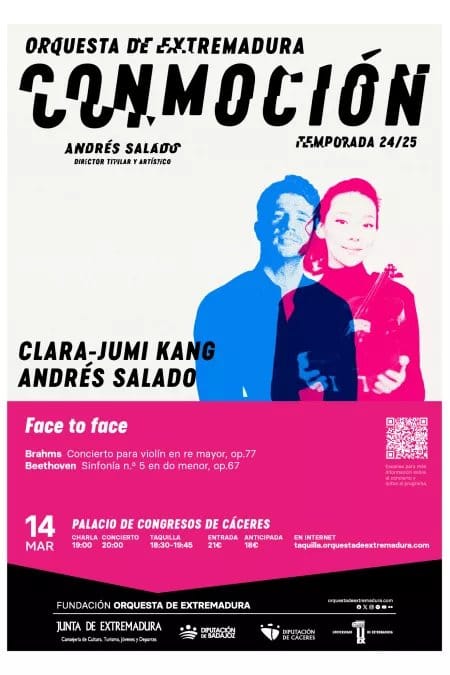 Concierto de la Orquesta de Extremadura: Face to Face