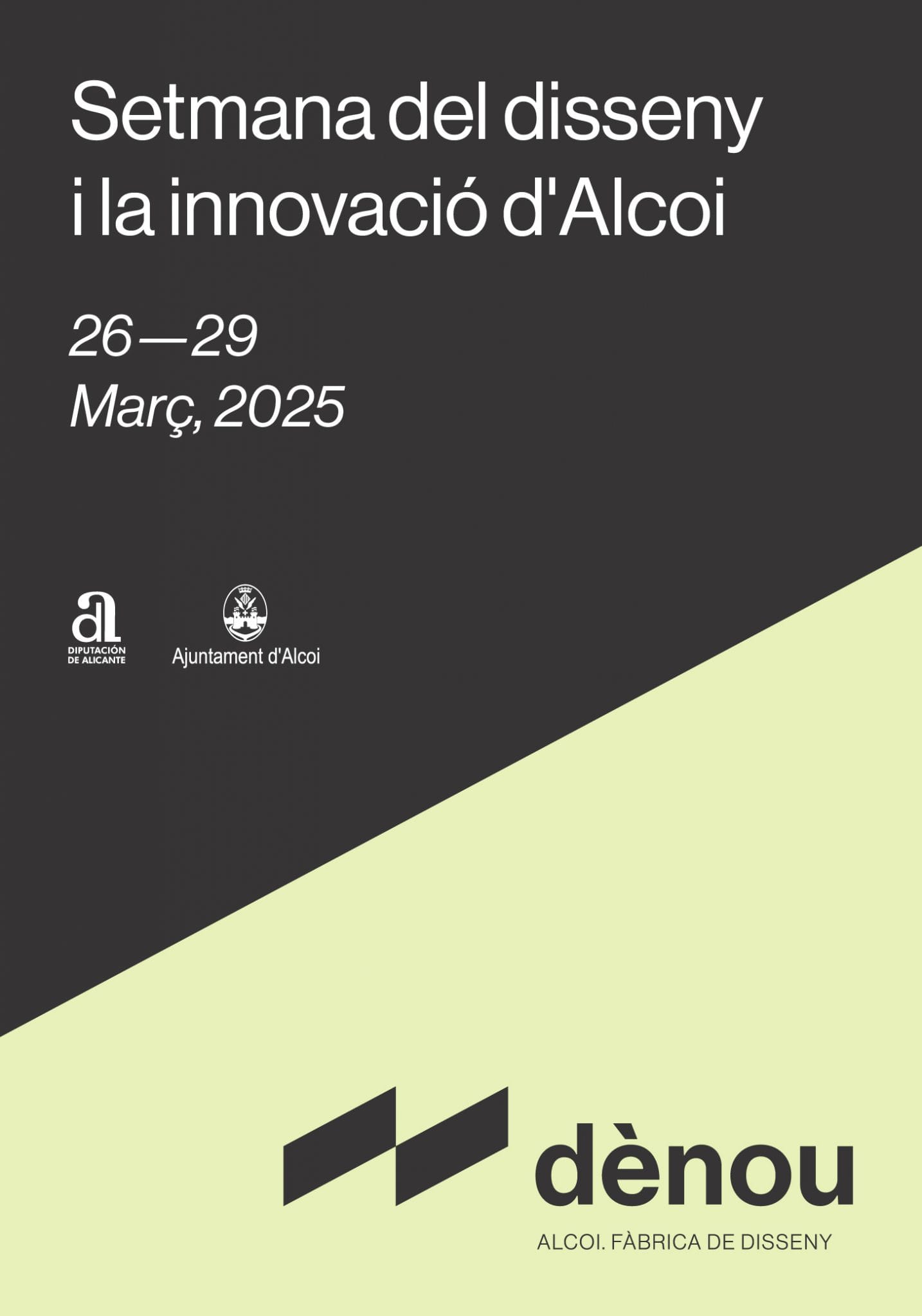 dènou, I Semana del Diseño y la Innovación de Alcoy