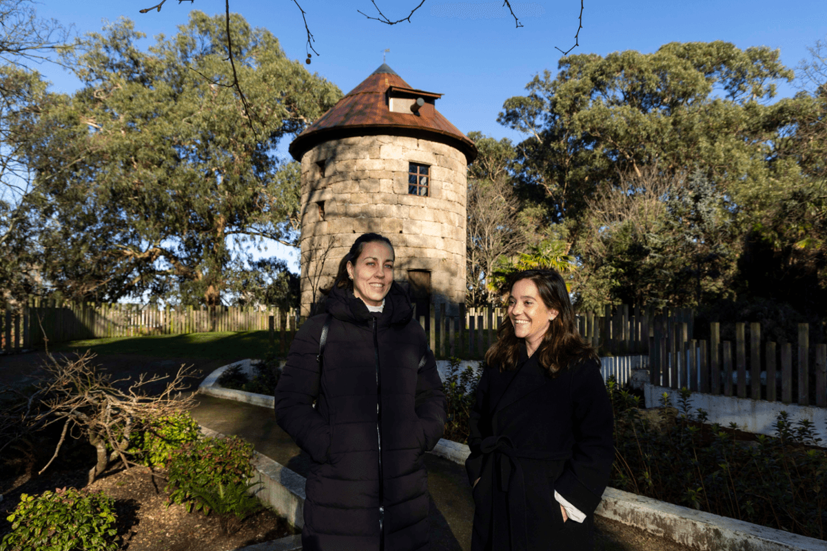 Restauración do muíño do parque de Santa Margarida