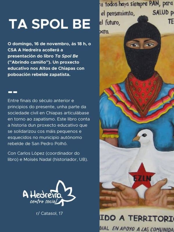 Presentación do libro Ta Spol Be ('Abrindo Camiño')