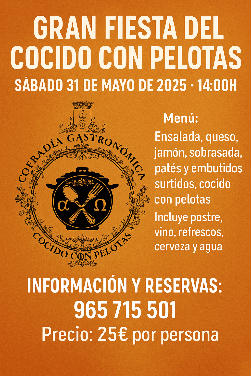Gran Fiesta del Cocido con Pelotas