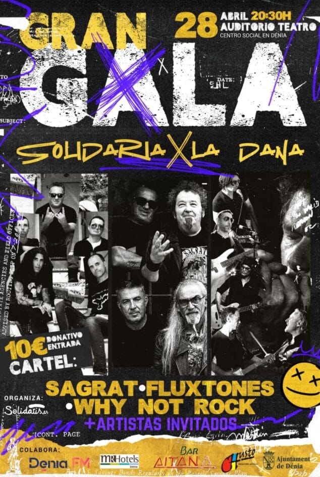 Gala benéfica para ayudar a músicos afectados por la DANA