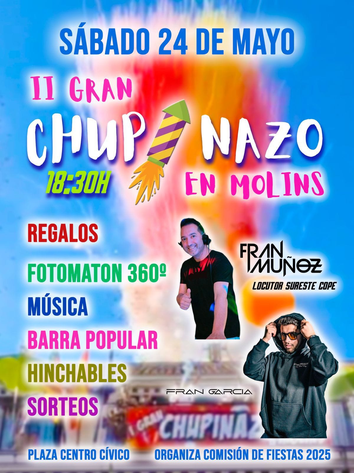 Fiesta del II Gran Chupinazo de Molins