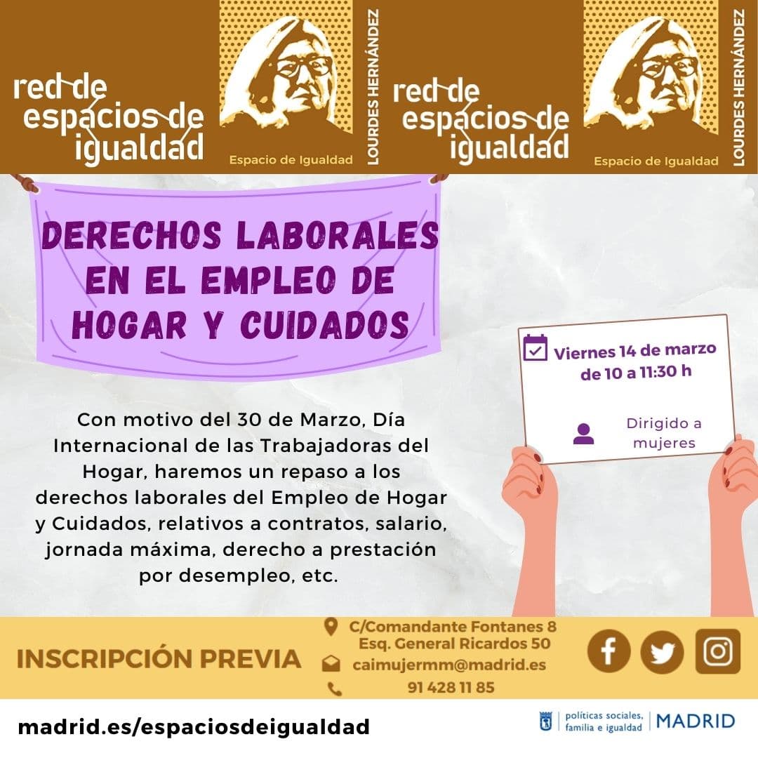 Derechos laborales en el empleo de hogar y cuidados