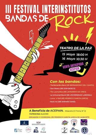 III Festival Interinstitutos de Bandas de Rock