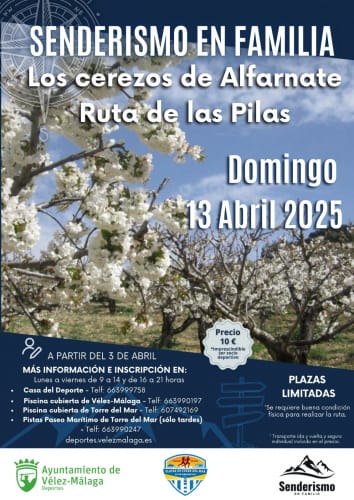SENDERISMO EN FAMILIA "LOS CEREZOS DE ALFARNATE"