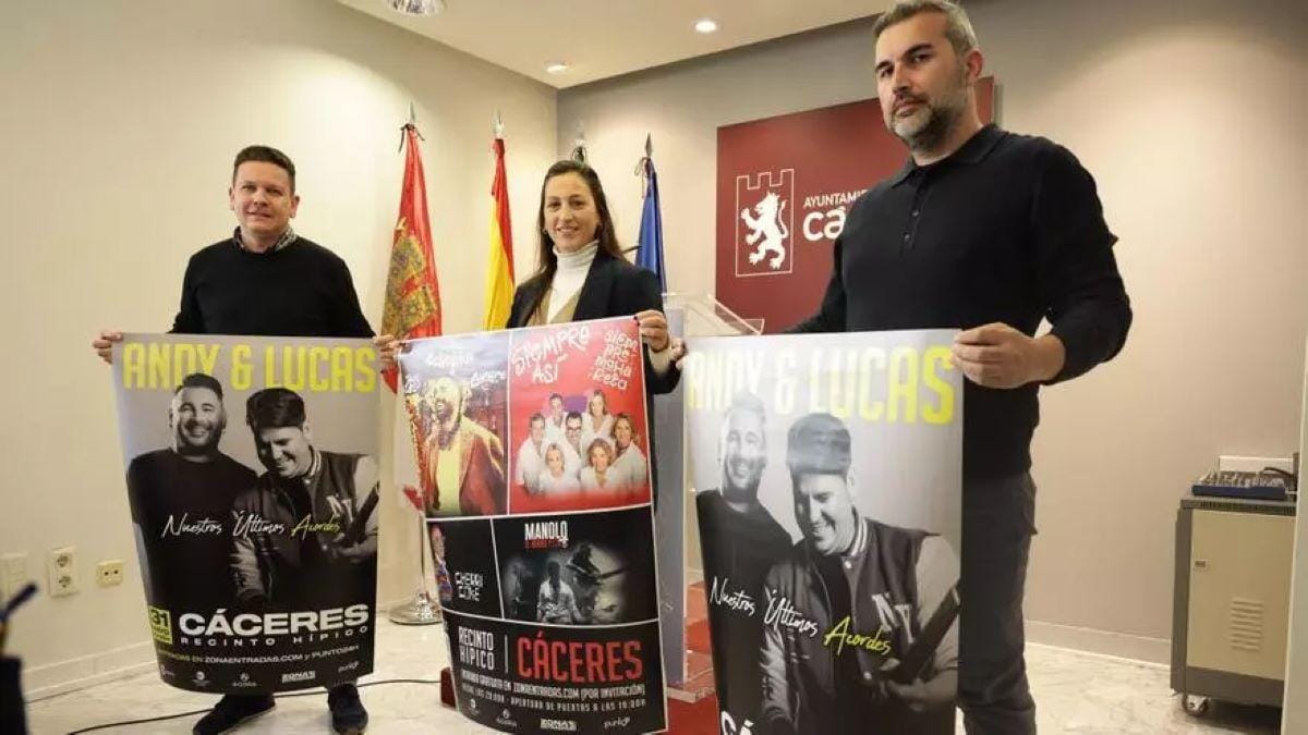 Andy y Lucas en su gira de despedida 'Nuestros Ășltimos acordes'